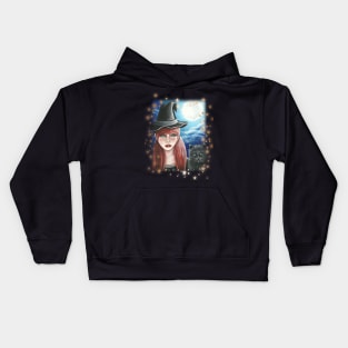 Green-Eyed Companions Kids Hoodie